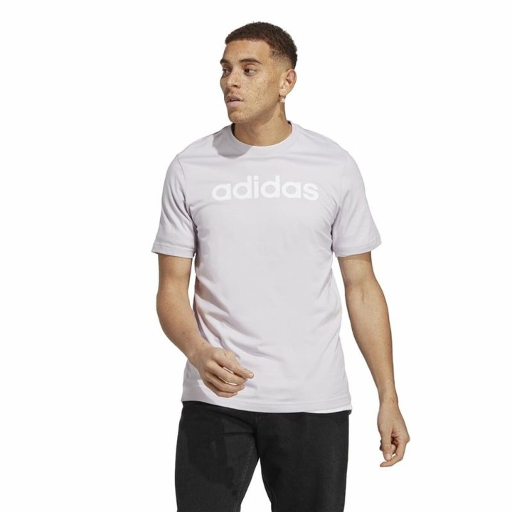 Maglia a Maniche Corte Uomo Adidas Essentials Lilla