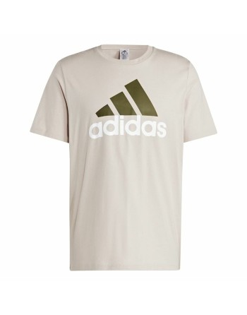 Maglia a Maniche Corte Uomo Adidas Essentials Beige