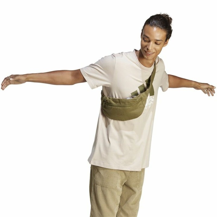Maglia a Maniche Corte Uomo Adidas Essentials Beige