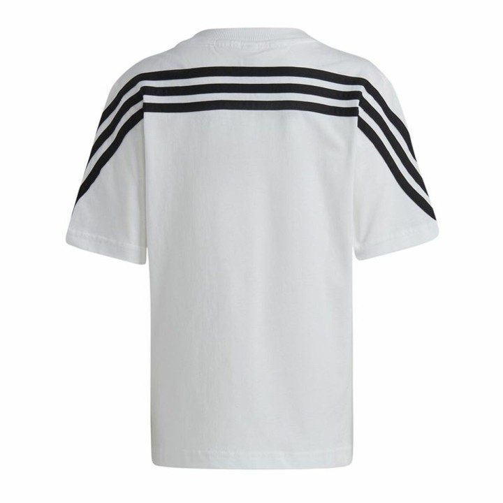 Børne Kortærmet T-shirt Adidas Spider-Man Hvid