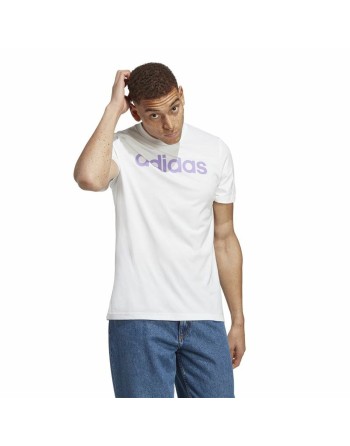 Maglia a Maniche Corte Uomo Adidas Essentials Bianco