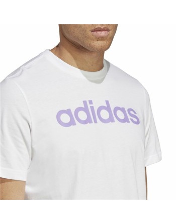 Maglia a Maniche Corte Uomo Adidas Essentials Bianco