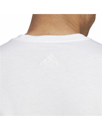 Maglia a Maniche Corte Uomo Adidas Essentials Bianco