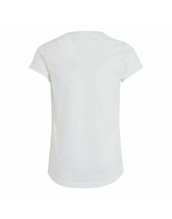 Maglia a Maniche Corte per Bambini Adidas Graphic Bianco