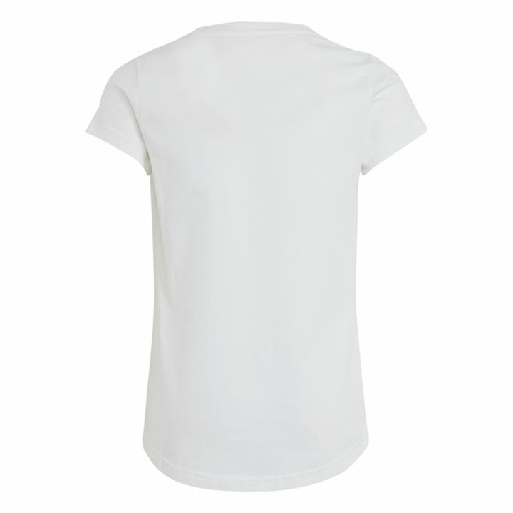 Maglia a Maniche Corte per Bambini Adidas Graphic Bianco