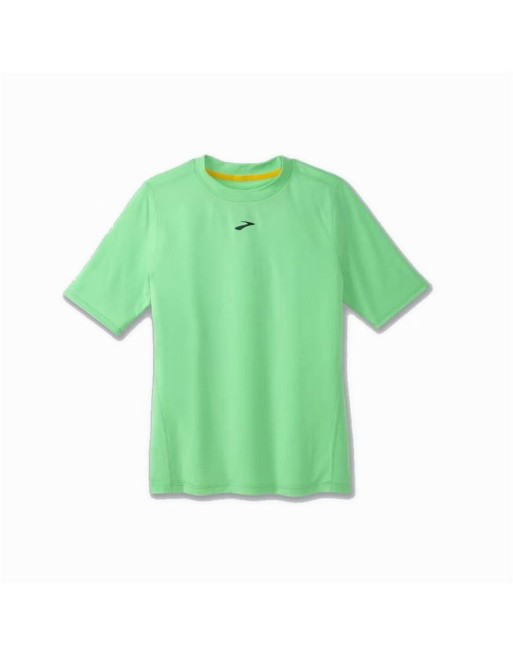 Maglia a Maniche Corte Donna Brooks High Point Verde