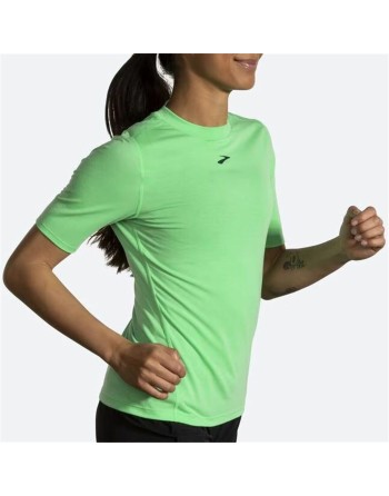 T-shirt à manches courtes femme Brooks High Point Vert
