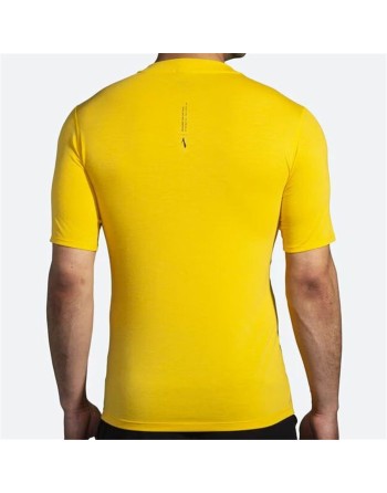 Maglia a Maniche Corte Uomo Brooks High Point Giallo