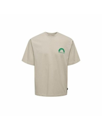 Kortærmet T-shirt til Mænd Only & Sons Onskasen Rlx Grå