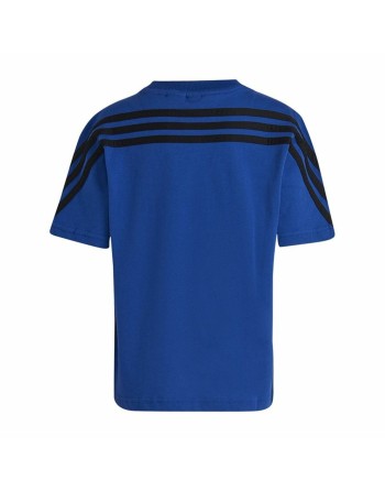 Maglia a Maniche Corte per Bambini Adidas Spider-Man Azzurro