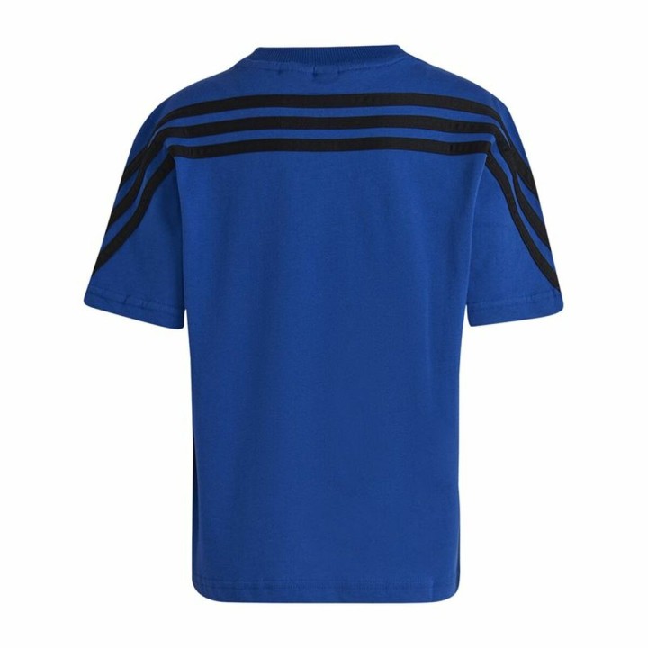 Børne Kortærmet T-shirt Adidas Spider-Man Blå
