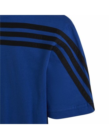 Maglia a Maniche Corte per Bambini Adidas Spider-Man Azzurro