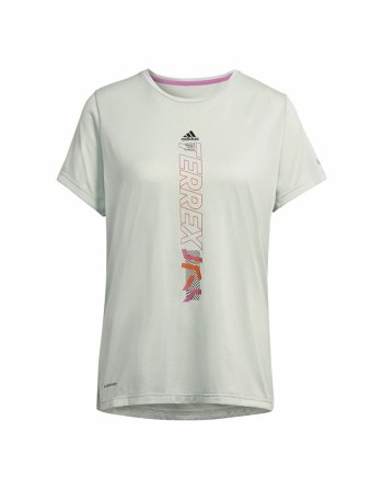 Maglia a Maniche Corte Donna Adidas Agravic Bianco Caldo