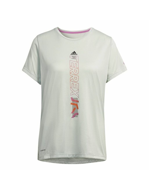 Maglia a Maniche Corte Donna Adidas Agravic Bianco Caldo