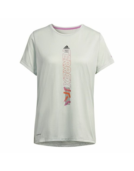 Maglia a Maniche Corte Donna Adidas Agravic Bianco Caldo