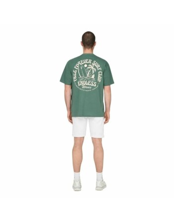T-shirt à manches courtes homme Only & Sons Onskylan Rlx Icon Vert foncé