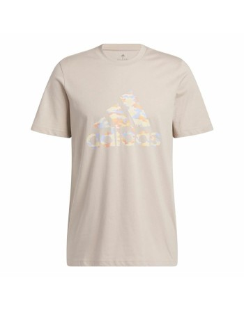 Maglia a Maniche Corte Uomo Adidas Beige Mimetico