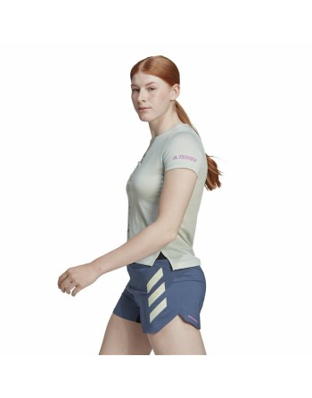 Maglia a Maniche Corte Donna Adidas Agravic Bianco Caldo