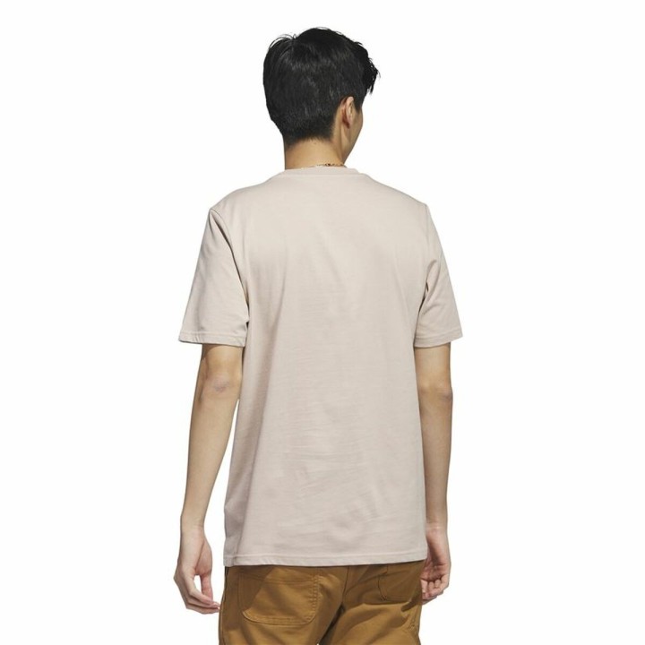 Kortærmet T-shirt til Mænd Adidas Beige Camouflage