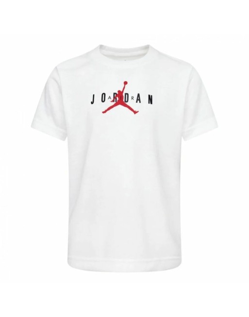Child's Short Sleeve T-Shirt Jordan Jumpman Graphic White