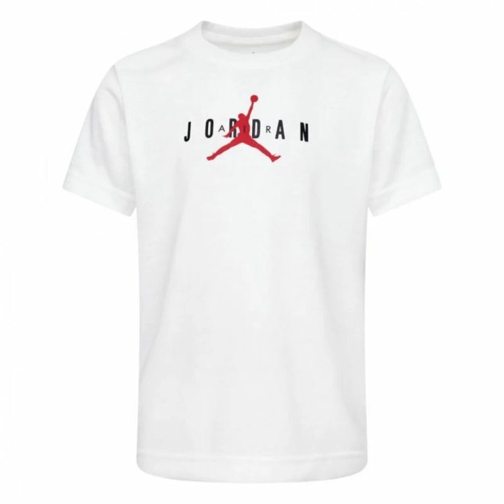 Børne Kortærmet T-shirt Jordan Jumpman Graphic Hvid