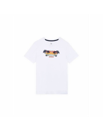 T shirt à manches courtes Enfant Jack & Jones Jjsummer Smu Vibe Tee Blanc