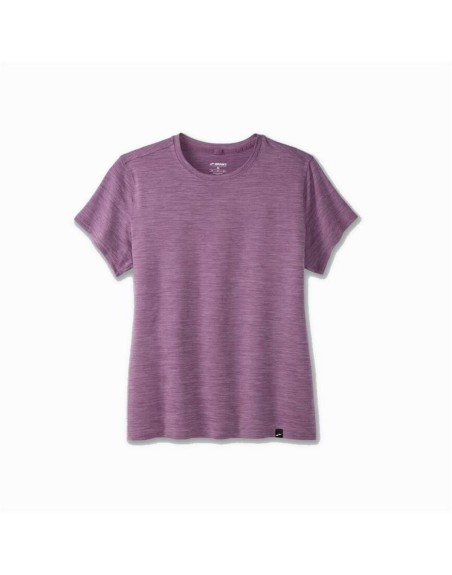 Damen Kurzarm-T-Shirt Brooks Luxe Lila