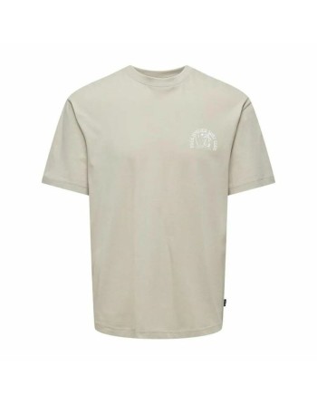 Men’s Short Sleeve T-Shirt Only & Sons Onskylan Rlx Icon Soft green