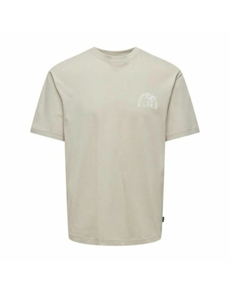 Herren Kurzarm-T-Shirt Only & Sons Onskylan Rlx Icon Warmes Weiß