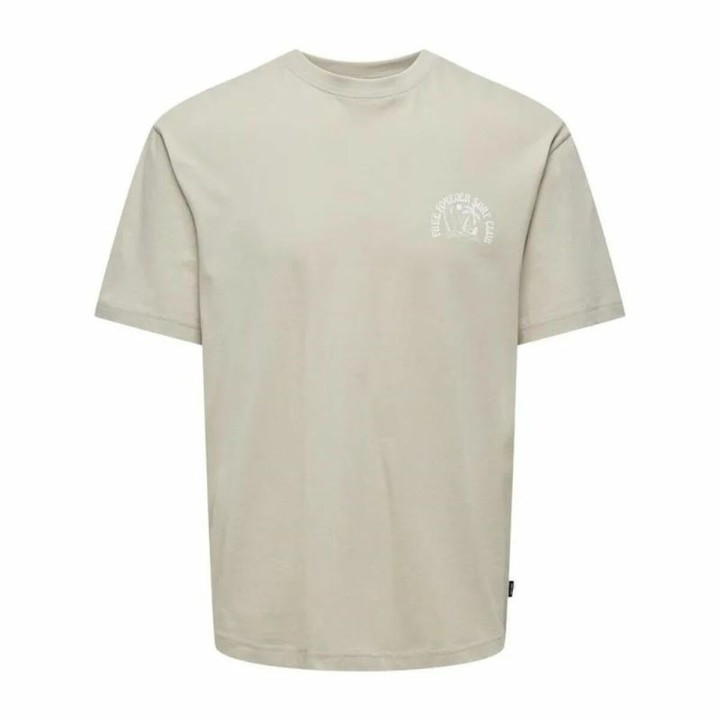 Maglia a Maniche Corte Uomo Only & Sons Onskylan Rlx Icon Bianco Caldo