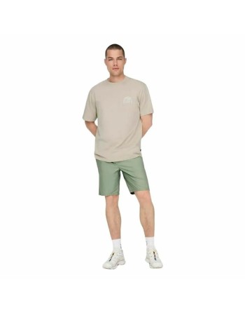 T-shirt à manches courtes homme Only & Sons Onskylan Rlx Icon Vert tendre