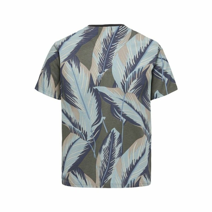 Kortærmet T-shirt til Mænd Only & Sons Onskobe Reg Banana Leaf Oliven