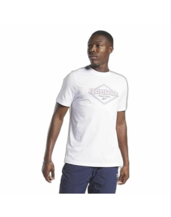 Men’s Short Sleeve T-Shirt Reebok Graphic Series White