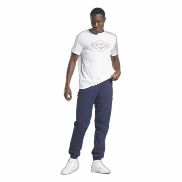 Maglia a Maniche Corte Uomo Reebok Graphic Series Bianco