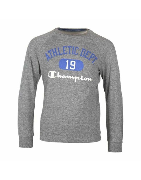 Maglia a Maniche Lunghe Bambino Champion Grigio chiaro