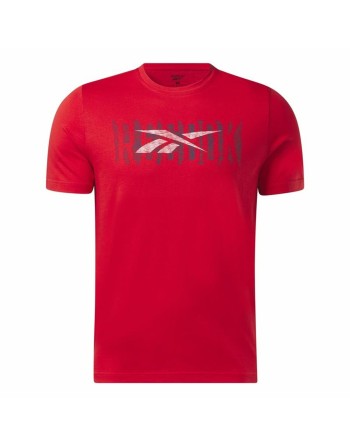 Maglia a Maniche Corte Uomo Reebok Graphic Series Rosso