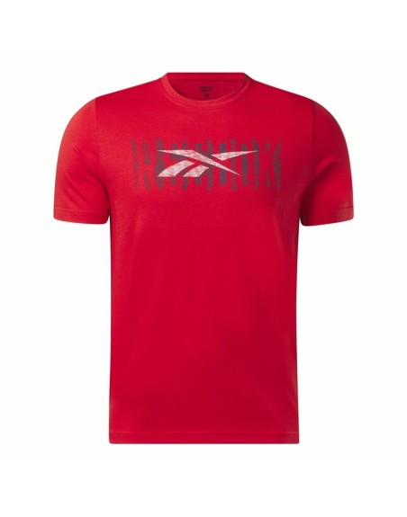 Men’s Short Sleeve T-Shirt Reebok Graphic Series Red