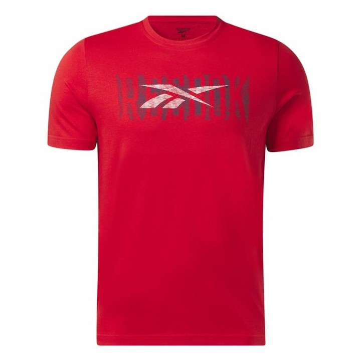 Kortærmet T-shirt til Mænd Reebok Graphic Series Rød