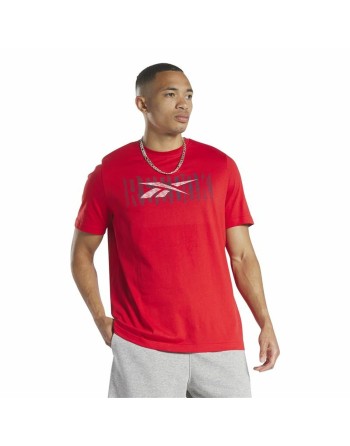 Men’s Short Sleeve T-Shirt Reebok Graphic Series Red
