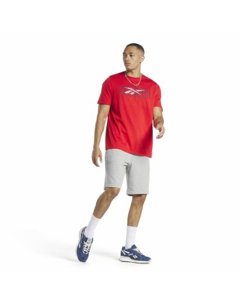 Maglia a Maniche Corte Uomo Reebok Graphic Series Rosso