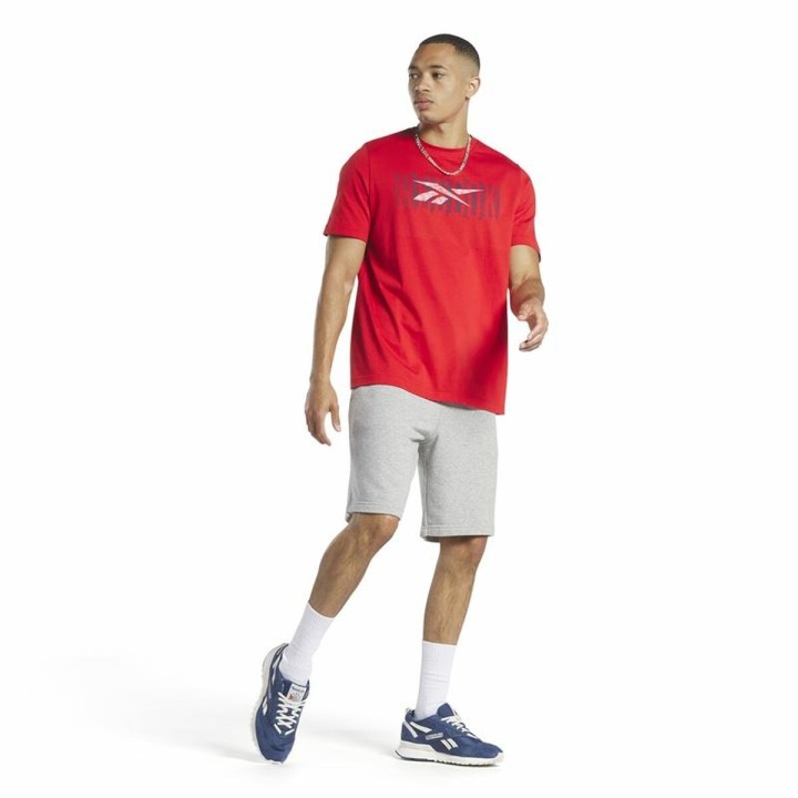 Herren Kurzarm-T-Shirt Reebok Graphic Series Rot