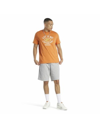 Maglia a Maniche Corte Uomo Reebok Graphic Series Arancio