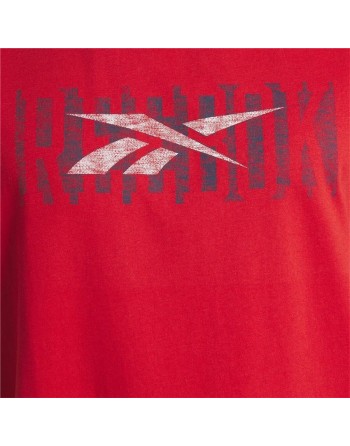 Maglia a Maniche Corte Uomo Reebok Graphic Series Rosso