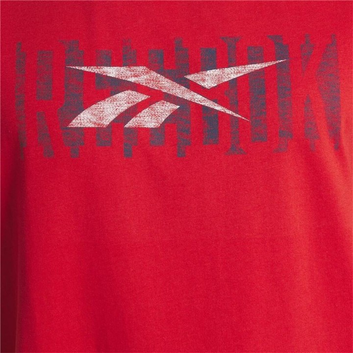 Kortærmet T-shirt til Mænd Reebok Graphic Series Rød