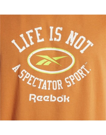 Maglia a Maniche Corte Uomo Reebok Graphic Series Arancio