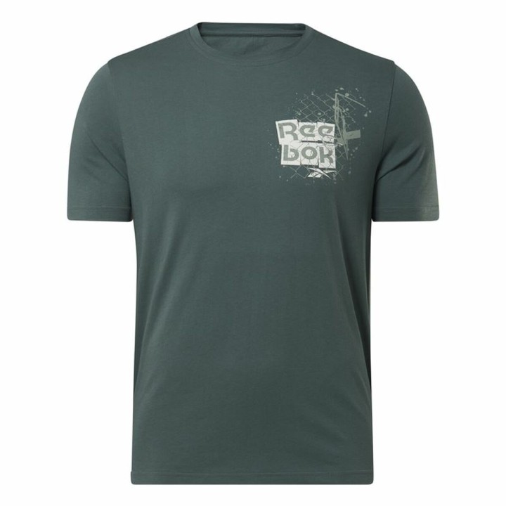 Kortærmet T-shirt til Mænd Reebok Graphic Series Grøn