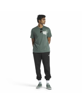 Maglia a Maniche Corte Uomo Reebok Graphic Series Verde