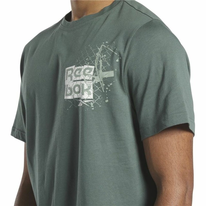 Kortærmet T-shirt til Mænd Reebok Graphic Series Grøn
