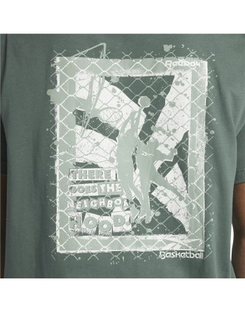 Maglia a Maniche Corte Uomo Reebok Graphic Series Verde