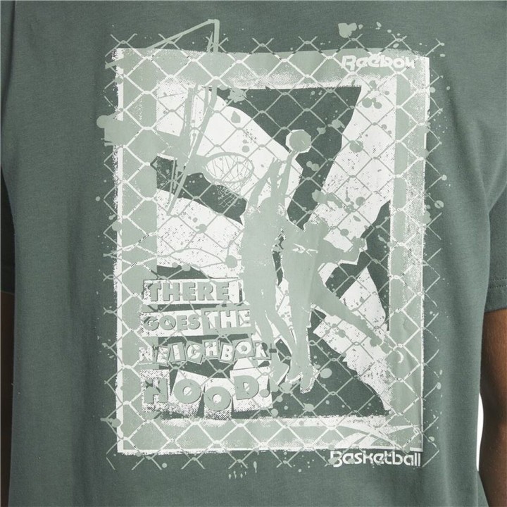 Kortærmet T-shirt til Mænd Reebok Graphic Series Grøn